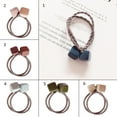 thumbnail image 2 of Corde à Cheveux Mode Mignonne Carrée Décor Bandeau Attache Queue de Cheval Accessoires pour Femmes, 2 of 10