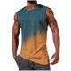 thumbnail image 1 of Pullover de Impresión de Moda Casual de los Hombres Cuello Redondo sin Mangas para Deportes Al Aire Libre Y Uso Diario, 1 of 5