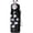 Black, variant on Slccxzc Pink Panda Insulated Water Bottle, 550ml Stainless Steel Flask with Straw