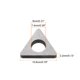 thumbnail image 2 of 8uds Carburo Inserto Asiento Cuña MT2203 Torneado Herramienta Accesorios Rosca Cuña Asientos para CNC Torno Torneado Herramienta Soporte, Plateado Tono Unique Bargains herramientas de torneado de torno, 2 of 7