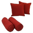 thumbnail image 2 of Blazing Needles 4 Piece Twill Corded Throw Pillow Set, 2 of 2