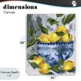 thumbnail image 4 of Stupell Industries Farmhouse Indigo & Lemon Bowl Canvas Art, 36 x 48, by Melissa Wang, 4 of 8