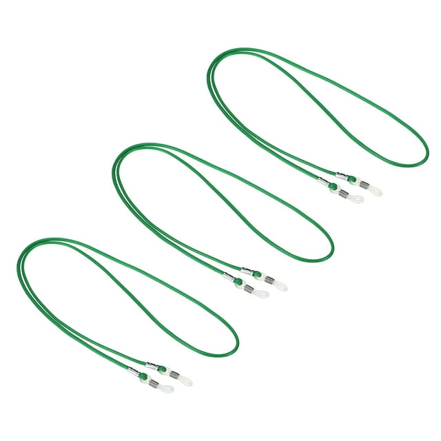 Uxcell Chaînes Porte-Lunettes Ajustables Sangle de Cou pour Lunettes Corde Cordon de Sécurité Lunettes de Soleil Reteneur de Lunettes Vert