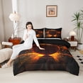 thumbnail image 4 of Homewish Boys Basketballprint Bedding Comforter Set 2pcs,Sport Theme Twin Comforter Sets Microfiber,Ball Gamer Breathable Bedding Set,Super Cozy Room Decor,Reversible, 4 of 8