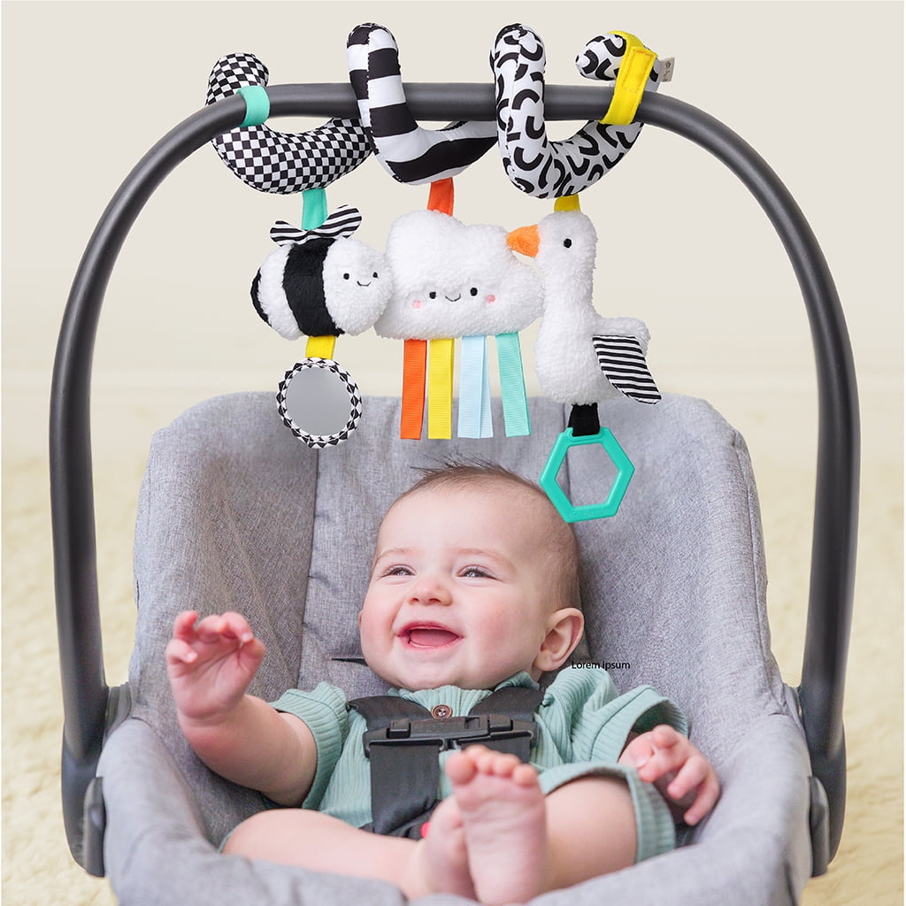 Itzy Bitzy Spiral™ High Contrast Car Seat and Stroller Toy