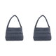 thumbnail image 1 of Bolso Mano Acolchado para Mujer Hombro (retro) Azul, 1 of 5