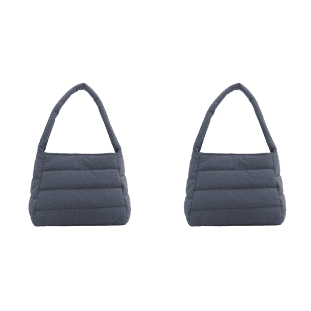 Bolso Mano Acolchado para Mujer Hombro (retro) Azul