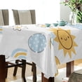 thumbnail image 3 of Coolnut Easter Eggs Rectangle Tablecloth, Waterproof Washable Polyester Table Cover for Kitchen Dinner Party, 54 x 72 Inch House Decor, 3 of 7
