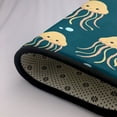 thumbnail image 5 of Area Rugs For Living Room Decor - Cute Yellow Jellyfish Soft Anti Slip Throw Washable Rugs 5x7 For Bedroom, Indoor Carpet For Bedroom Living Room 80x58In, 5 of 7