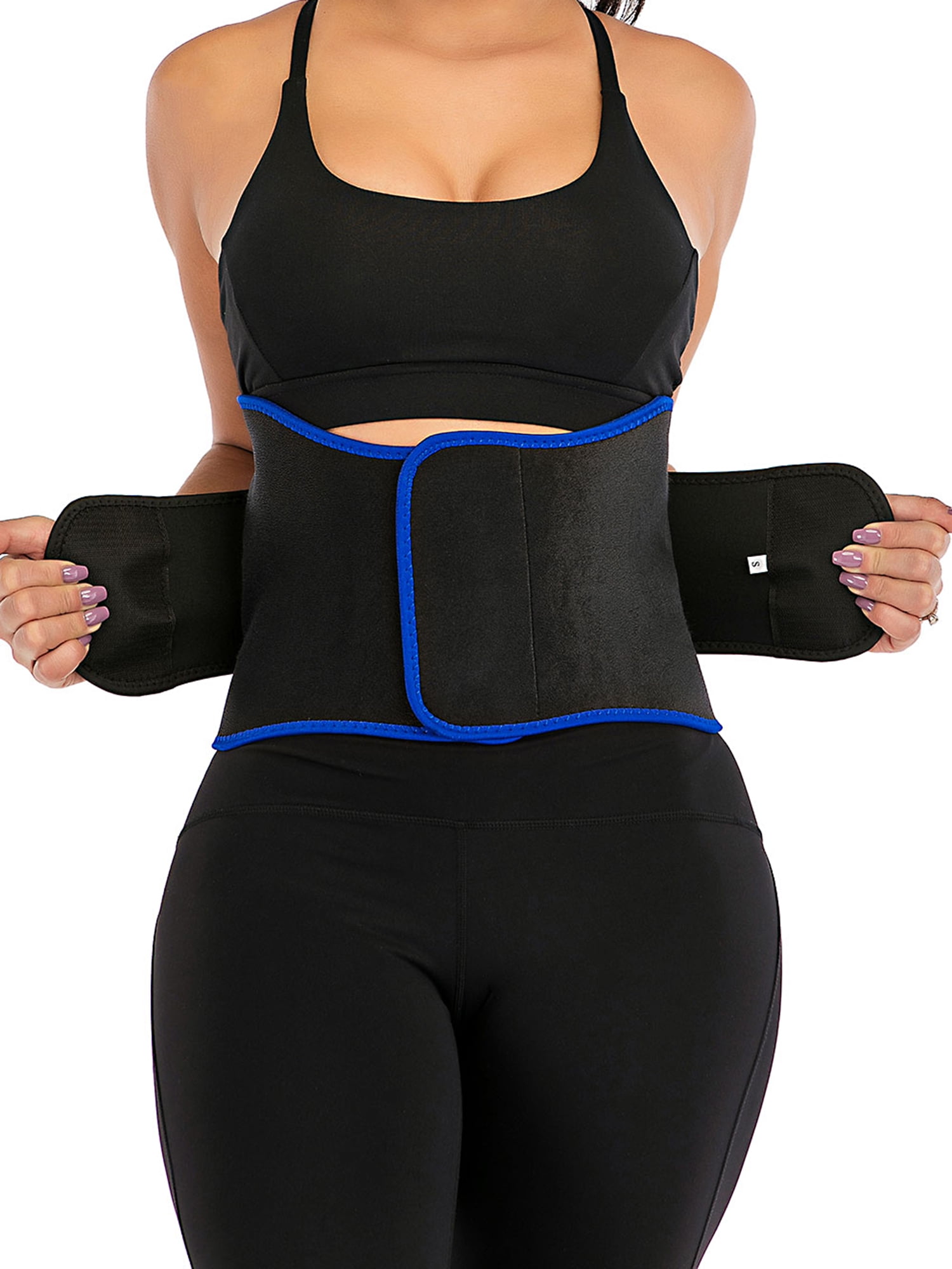 Details about   Sauna Waist Trainers Quick Weight Loss Trimmer Kit Waste Cincher Tummy Control 