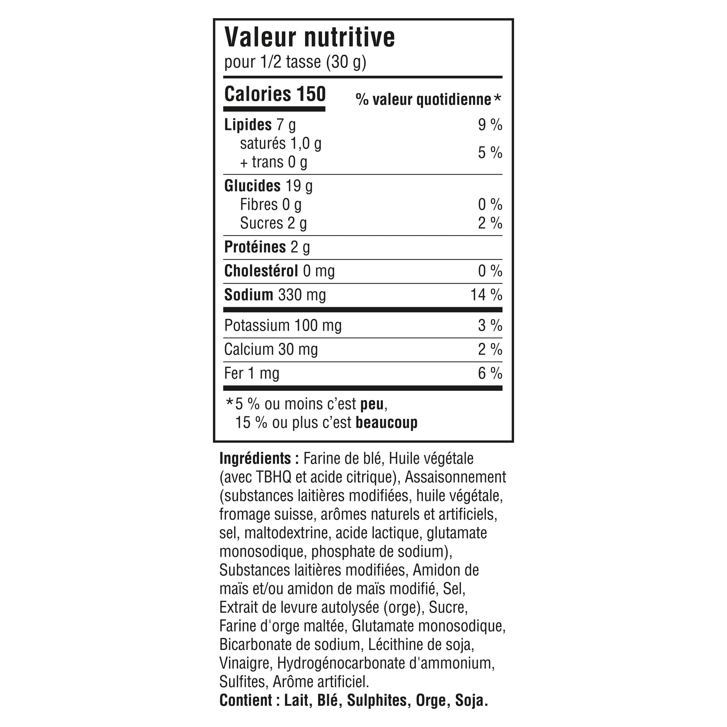 Craquelins RITZ Fromage suisse