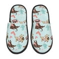 thumbnail image 1 of Balery Cute Pug Dogs Pantuflas de Casa de Felpa Silenciosas con Diseño Estampado, Zapatillas Cómodas Antideslizantes de Algodón para Interior-Large, 1 of 8