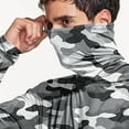 thumbnail image 7 of Dagegui Breathable UV Protection Hoodie Men's Long Sleeve Sun Shirt UPF 50+ Fishing T-Shirt Quick Dry Running Workout Gym Tee Tops Dark Gray M, 7 of 7