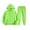 #A06-Fluorescent Green, variant on XADYUY Girls Two Piece Sets 10-12 Fleece Full Zip Long Sleeve Jackets and Athletic Sweatpants Tracksuit for Girls,2-3 Years,Black