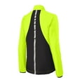 thumbnail image 6 of Port Authority Ladies Zephyr Reflective Hit Full Zip Jacket-4XL (Safety Yellow/ Deep Black), 6 of 6