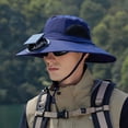 thumbnail image 2 of Beach Bucket Hats for Kids - UPF 50+ Sun Protection Summer Solar Fan Bucket Hat For Men Women Wide Brim Sun Outdoor Summer Hiking Fishing Beach Travel Shield, 2 of 4