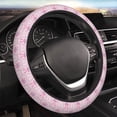 thumbnail image 5 of Fotbe pink bows for Steering Wheel Cover Universal 15 in Car Accessories for Men Women,Steering Wheel Protector Comfortable Protective Case for SUV Sedan Decor, 5 of 6