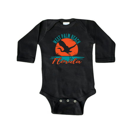 

Inktastic West Palm Beach Florida Vacation Gift Baby Boy or Baby Girl Long Sleeve Bodysuit