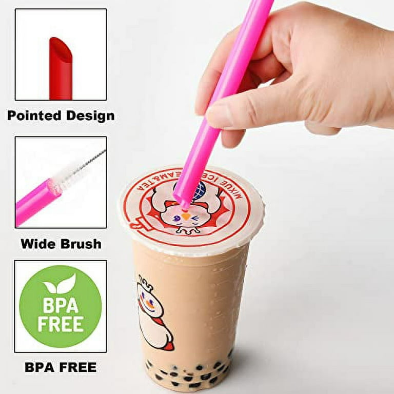 Anti Lip Wrinkle Straw Kitchen Bar Accessories Reusable Glass Drinking Straw  For Smoothies Milkshakes Coffee Pearl Milk Tea - AliExpress