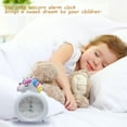 thumbnail image 6 of Children Unicorn Alarm Clock Bell Alarm Clock Desk Table Clock LED Digital Clocks For Kids, 6 of 7