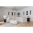 thumbnail image 2 of Lakeview 6-piece Upholstered Modular Sectional Sofa Ivory, 2 of 10