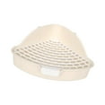 thumbnail image 3 of Caja de arena para conejos, caja de cama triangular con rejilla, caja de inodoro esquinera para conejos, bandeja para mascotas Beige, 3 of 9