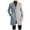 #Gray, variant on DPTALR George Men's Single Breasted Trench Coat，Button Down Overcoat，Warm Dress Pea Coats,Army Green,Big and Tall Men XXL