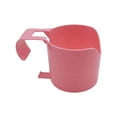 thumbnail image 2 of Cup Storage Rack, ABS Swimming Pool Beverage Cup Hand Wash Hanger, Foldable 2-Tier Design, Portable for Beach, Kitchen, Office, Lightweight Plastic Material, for Dorm, 2 of 9