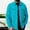 01 Sky Blue, variant on YueHuiYing Men's Fashionable Solid Color Long Sleeved Lapel Casual Button Up Breathable Lightweight Jacket