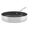 thumbnail image 1 of KitchenAid Poêle-Gril Ronde Antiadhésive en Acier Inoxydable à Base 3 Plis, 10,25 Po, Acier Inoxydable Brossé, 1 of 6