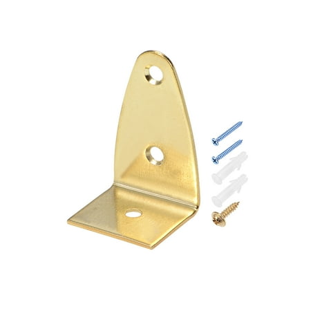 

Picture Hangers Professional Photo Frame Hooks Heavy Picture Hanging Kit with Nails Holds About 5kg Golden Tone 10pcs