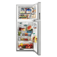 thumbnail image 2 of Whirlpool 24" 11.6 cu ft Top-Freezer Refrigerator in Stainless Steel, 2 of 5