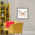 thumbnail image 3 of Stupell Industries Transitional Warm Watercolor Butterfly Black Floating Frame Canvas Art, 25 x 25, by Kim Allen, 3 of 8