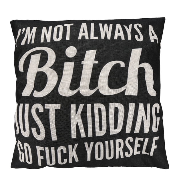 Funda de almohada para sofá, decoración de lino para el hogar y la Oficina, funda de cojín para coche sin inserto(#14)