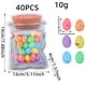 thumbnail image 1 of Paquete de regalo de huevos de Pascua, decoración para fiestas, huevos de espuma con lunares únicos, accesorios para arreglos de huevos de juguete, decoraciones para fiestas de Pascua,, 1 of 8