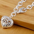 thumbnail image 3 of BuleStore Bangle Chain Bracelet New Women Jewelry Sterling Silver Charm, 3 of 5