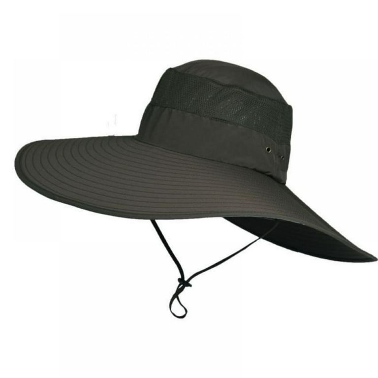 Super Wide Brim Bucket Hat Summer UPF 50+ Sun Hats Waterproof Fisherman  Hats With Chin Strap, Fishing Hiking Camping Hats for Men Women 
