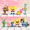 8 Piece SpongeBob Set with 8 Featuring Squidward, Sandy Cheeks, Patrick ...