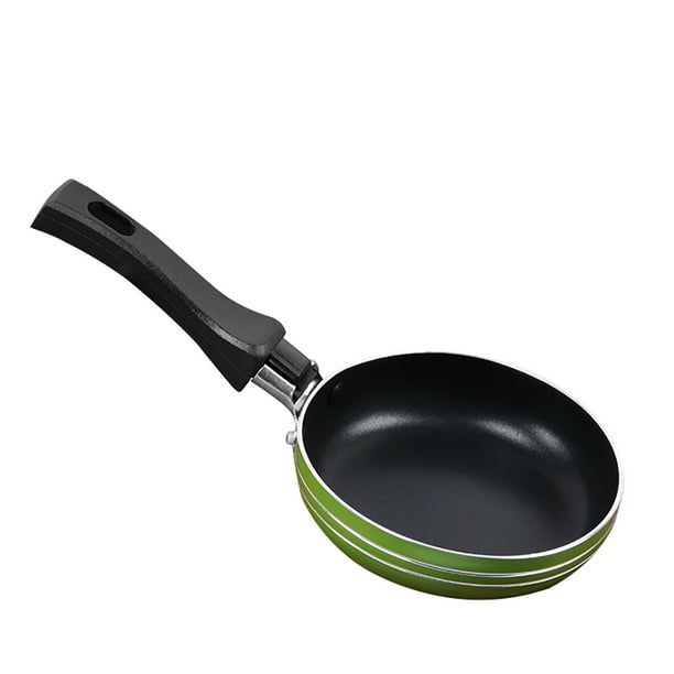 Sartén antiadherente de acero inoxidable Inteprter para huevos mariscos hamburguesas 12cm 14cm 16cm