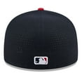 thumbnail image 4 of Men's New Era Navy/Red  Minnesota Twins 2025 MLB All-Star Game Workout Side Patch 59FIFTY Fitted Hat, 4 of 5