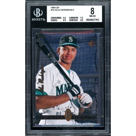 Alex Rodriguez Rookie Card 1994 SP #15 BGS 8 (9.5 7.5 8.5 8.5)