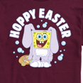 thumbnail image 3 of SpongeBob Squarepants - Hoppy Easter Bunny Spongebob - Men's Short Sleeve Graphic T-Shirt, 3 of 6