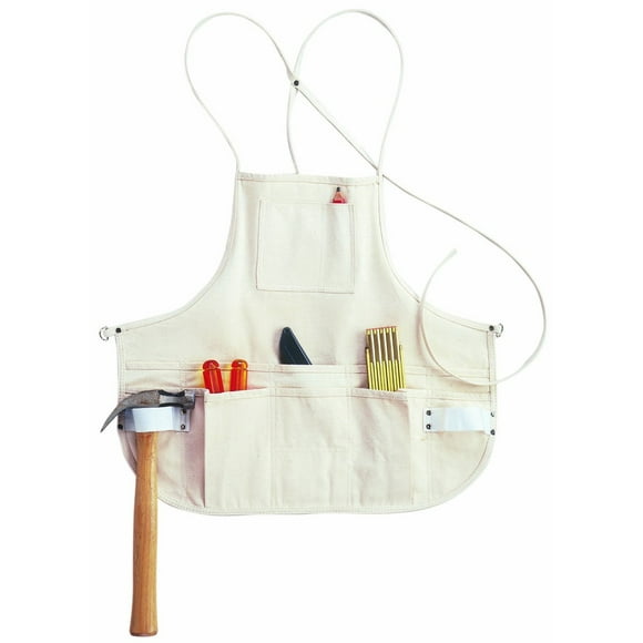 Custom Leathercraft Tool Holsters Bib,waist Canvas Bib Apron, Black, Pack of 1 US