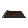 thumbnail image 2 of Ahgly Company Indoor Square Persian Light Blue Traditional Area Rugs, 5' Square, 2 of 4