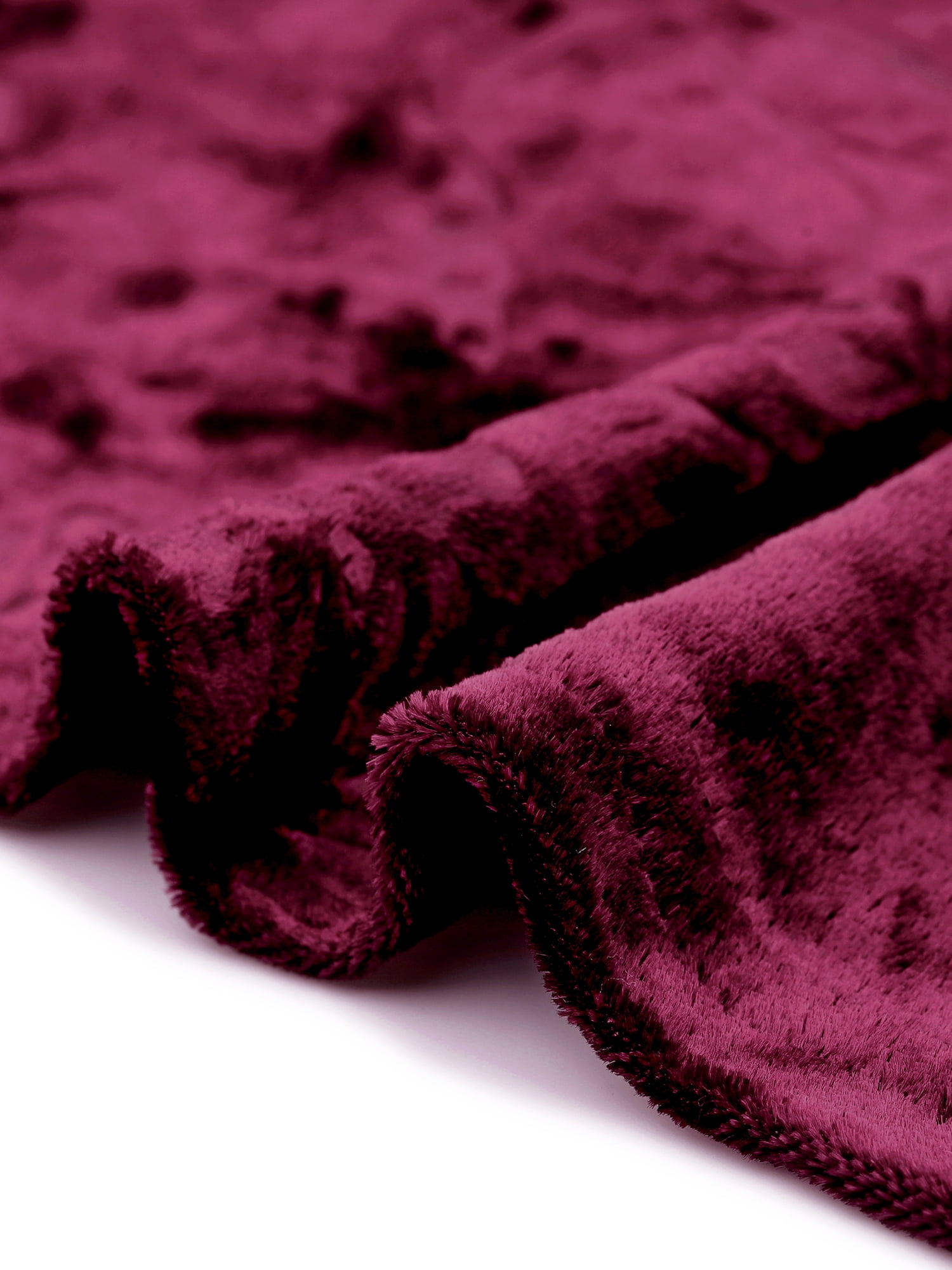 DARING DIVA Women's Plus Size Velvet High Low Hem Open Front Cardigan Vest 1X Burgundy