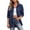 *Blue, variant on Women's Plaid Button Down Long Sleeve Shacket,Casual Check Shirt Jacket ,Women's Plus XL