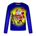 thumbnail image 1 of CEHVOM T-Shirt pour Hommes Décontracté à Col Rond à Manches Longues, Chandail, Imprimé 3D, Imprimé Réaliste, Soldes, 1 of 4