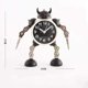 thumbnail image 2 of Reloj de Escritorio Robot Deformado Reloj Despertador Creativo Estudiante Pequeño Reloj Despertador Metal Plástico Mano Y Pie Se Pueden Girar Relojes de Escritorio (Color : Red) JFHHH pequeña, 2 of 5
