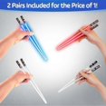 thumbnail image 3 of Lightsaber Led Light Up Chopsticks (2 Pair, Red Blue), 3 of 4