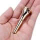 thumbnail image 2 of Boquilla Cuerno francés boquilla aleación cobre plata / oro Durable con estilo Abody Boquilla, 2 of 2